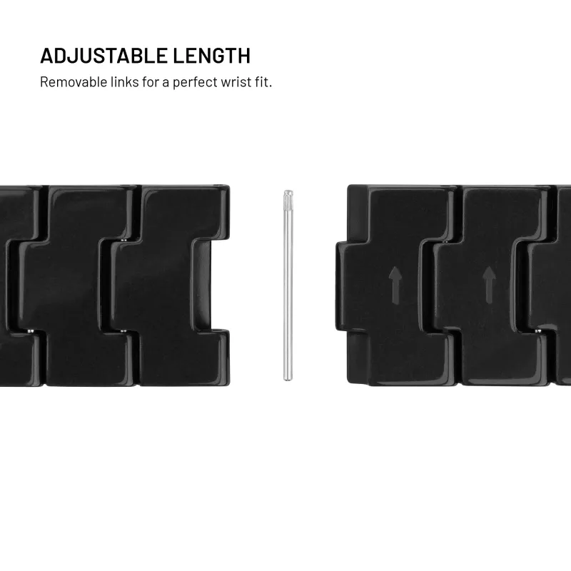 FIXED Resin Strap Pro per Apple Watch 44/45/46/49, Carbon Black