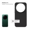 Fixed Story cover posteriore per Xiaomi 17 Ultra, gommata, nero