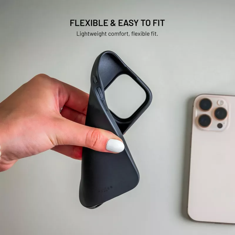 Fixed Story cover posteriore per Xiaomi 17 Ultra, gommata, nero