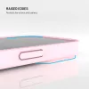 Fixed Story Cover Posteriore per Xiaomi 17 Ultra, gommata, Rosa