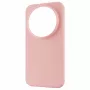 Fixed Story Cover Posteriore per Xiaomi 17 Ultra, gommata, Rosa