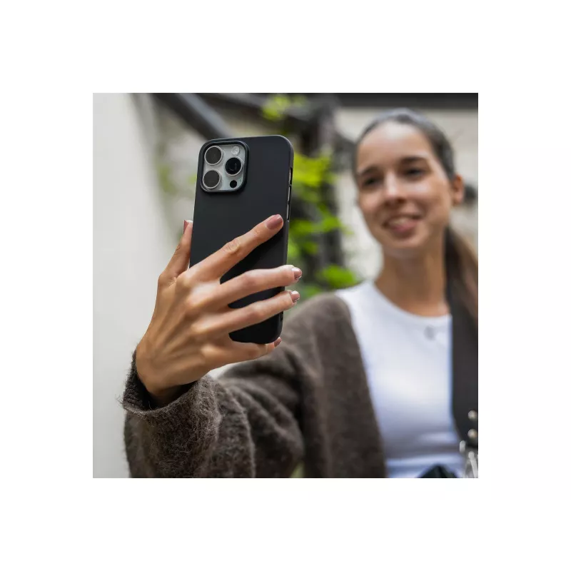 Fixed Story Cover posteriore per Xiaomi Redmi Note 15 Pro 4G, gommata, nero