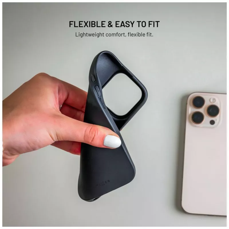 Fixed Story Cover posteriore per Xiaomi Redmi Note 15 Pro+ 5G, gommata, nera