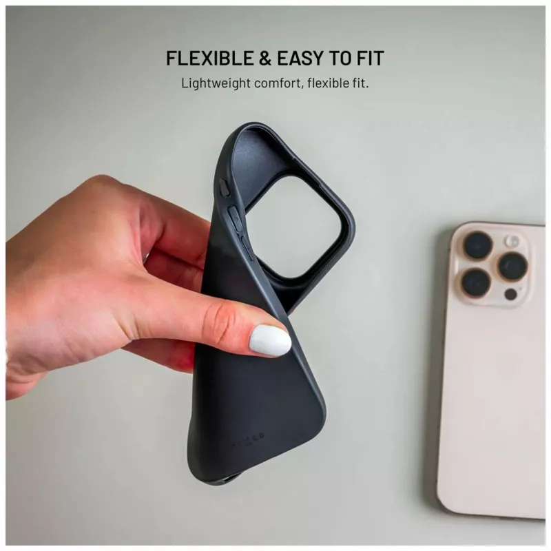 Fixed Story Cover posteriore per Xiaomi Redmi Note 15 Pro 5G - gommata - nera