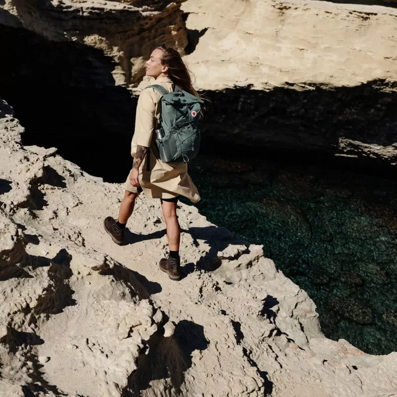 Fjällräven Abisko Hike Foldsack zaino - Patina Green