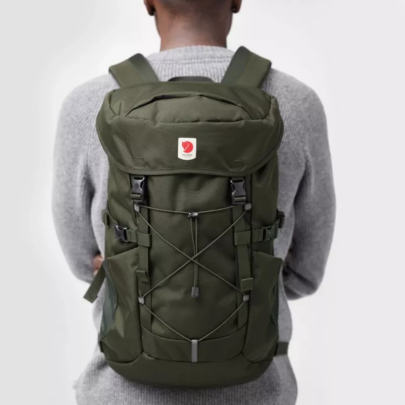 Fjällräven Skule Top 26 Zaino Verde Oxford poliestere riciclato