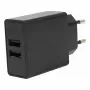 FLEPO NT-USB-103 caricabatterie USB 2 porte 100-240V AC a 5V DC 3A 15W bianco