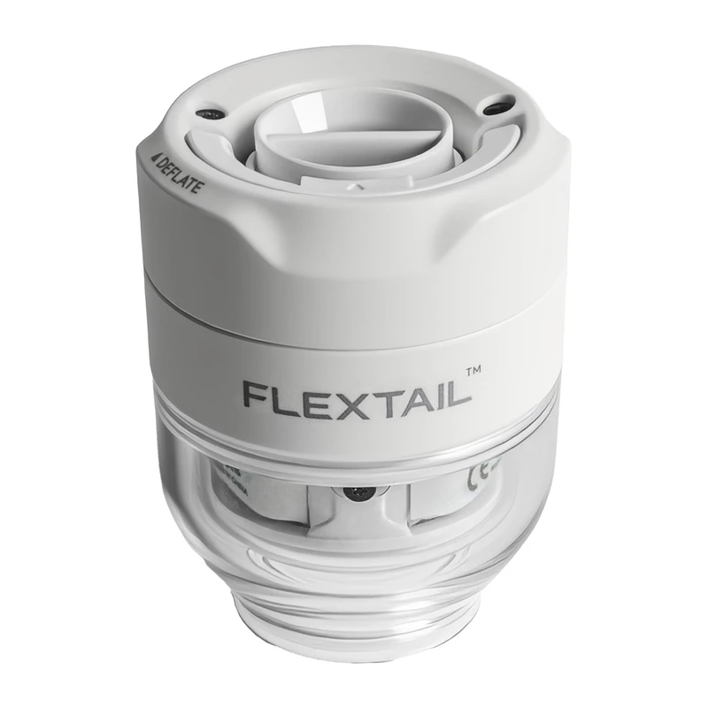 FLEXTAIL Tiny Pump 3X Pompa elettrica portatile, torcia LED, USB-C, bianco