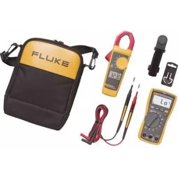 Fluke 117-COMBO Set multimetro digitale True-RMS con accessori SureGrip, CAT III 600V 4296034