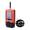 FLYTEC XJ-01 Fishfinder - Sonar wireless portatile con 125 kHz, fascio 90°, profondità 36 m, display LCD FSTN