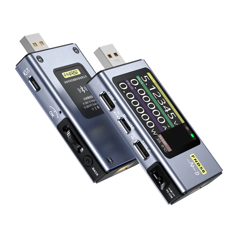 FNIRSI FNB58 BT Tester per porta USB con Bluetooth