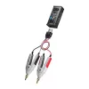 FNIRSI LCR-ST2 Plus tester LCR, 100 Hz–100 kHz, L/C/R/ESR/D/Q, display a colori, ricaricabile