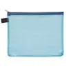 FOLDERSYS 10 buste con zip A5 in PVC trasparente