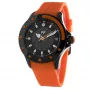 Folli Follie Dynamic Orologio uomo analogico al quarzo 40mm cassa in acciaio inox quadrante nero cinturino in pelle