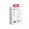 Forcell F-Audio HR-ME25 Auricolari In-Ear Lightning con Microfono e Telecomando, Bianco