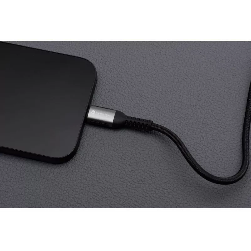 FORCELL F-Energy Cafule cavo USB-C a USB-C 1,2 m 240 W 5 A PD QC 4.0 intrecciato nero