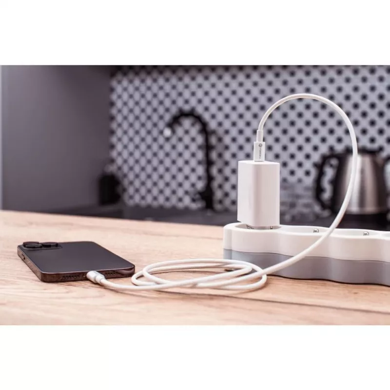 Forcell F-Energy cavo USB-C a USB-C QC4.0 PD 5A 100W 3m bianco C339
