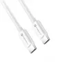 Forcell F-Energy cavo USB-C a USB-C QC4.0 PD 5A 100W 3m bianco C339