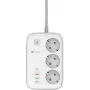 Forcell F-Energy VT-PS03 Ciabatta smart, 3x prese Schuko, USB-C PD 30W, 3x USB-A QC 3.0, Wi-Fi, controllo tramite app Tuya, 2500W/10A