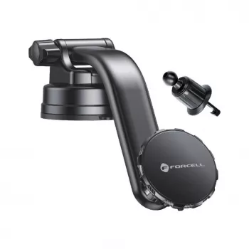 Forcell F-Grip MagLuxe Supporto magnetico per auto – parabrezza, cruscotto, ventilazione – nero