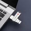 Forcell pendrive 64GB USB 3.2 Gen 1 (USB-A / USB-C) F-Data Metal Duo argento