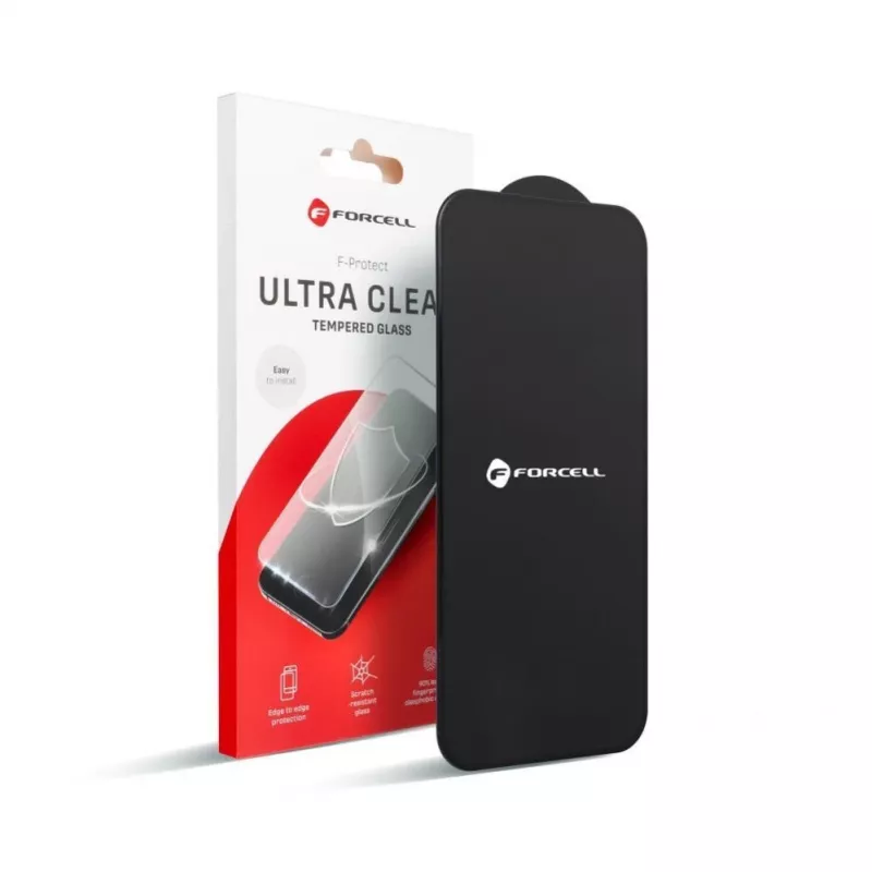 Forcell Ultra Clear Glass vetro temperato pellicola protettiva per Samsung Galaxy S22 / S23 - nero