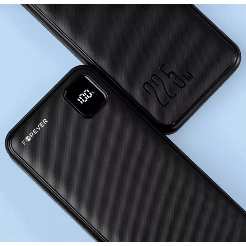 Forever Power Bank TB-300L PD QC 22.5W 20000 mAh nero