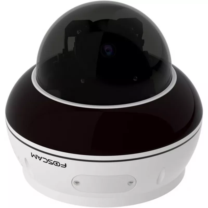 Foscam D8ET-W telecamera IP dome PTZ PoE 8MP 4K UHD con riconoscimento AI, bianca