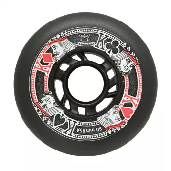 FR - ROUE STREET KINGS WHEELS 76mm bianco rosa