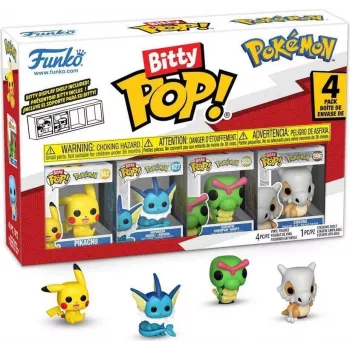 Funko Bitty Pop! Pokémon Serie 1 set mini-figure (confezione da 4) con figura Mystery Chase FU81132