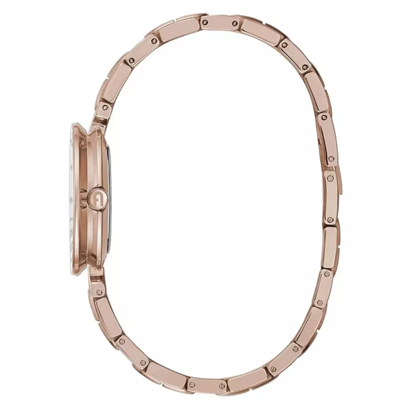 FURLA Arco Mini orologio da donna al quarzo WW00004008L3 30mm argento quadrante bianco cinturino in pelle nero