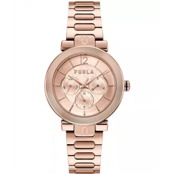 FURLA Giada Orologio da donna al quarzo WW00011006L3 38mm argento pelle rosa