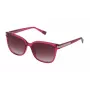 Furla SFU336 Occhiali da sole da donna - montatura in acetato Havana con lenti marroni sfumate - 55/18/135 mm