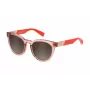 FURLA SFU687-510D48 Occhiali da sole donna - Montatura in acetato marrone havana, lenti marroni sfumate, 51mm