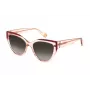 Occhiali da sole donna FURLA SFU694-5509TU - montatura in plastica geometrica, lenti in policarbonato, protezione UV400, 55/18/140 mm