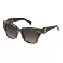Occhiali da sole donna Furla SFU812-5306BZ montatura marrone havana lenti marrone gradient 53mm