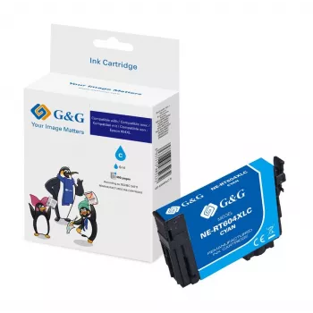 G&G cartuccia d'inchiostro ciano compatibile sostitutiva per Epson 604XL (20549)