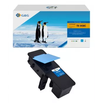 G&G Cartuccia toner compatibile per Kyocera TK-5430C ciano (20445)