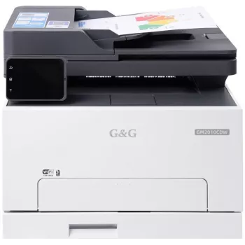 G&G GM2010CDW Stampante multifunzione laser a colori 3-in-1, 20 ppm, duplex, Wi-Fi, touchscreen