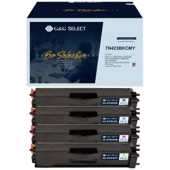 G&G Select Set 4 cartucce toner compatibili con Brother TN-423CMYK (21144)