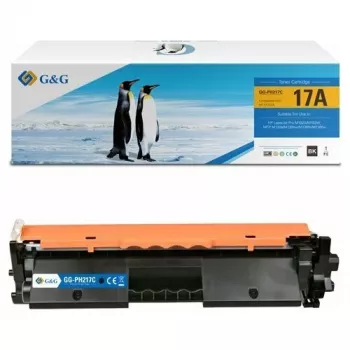 G&G Cartuccia toner compatibile con HP 17A / CF217A (15264) - nero