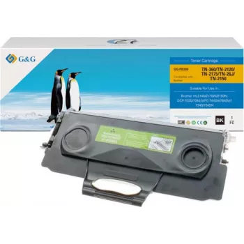 G&G Cartuccia toner XL compatibile con Brother TN-2120 (14179)