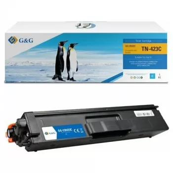 G&G Cartuccia toner XL compatibile con Brother TN-423C ciano