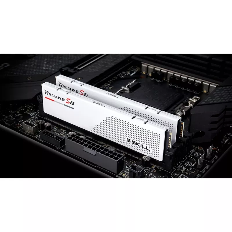 G.Skill Ripjaws S5 64 GB (2x 32 GB) DDR5-5200 CL36 White RAM desktop