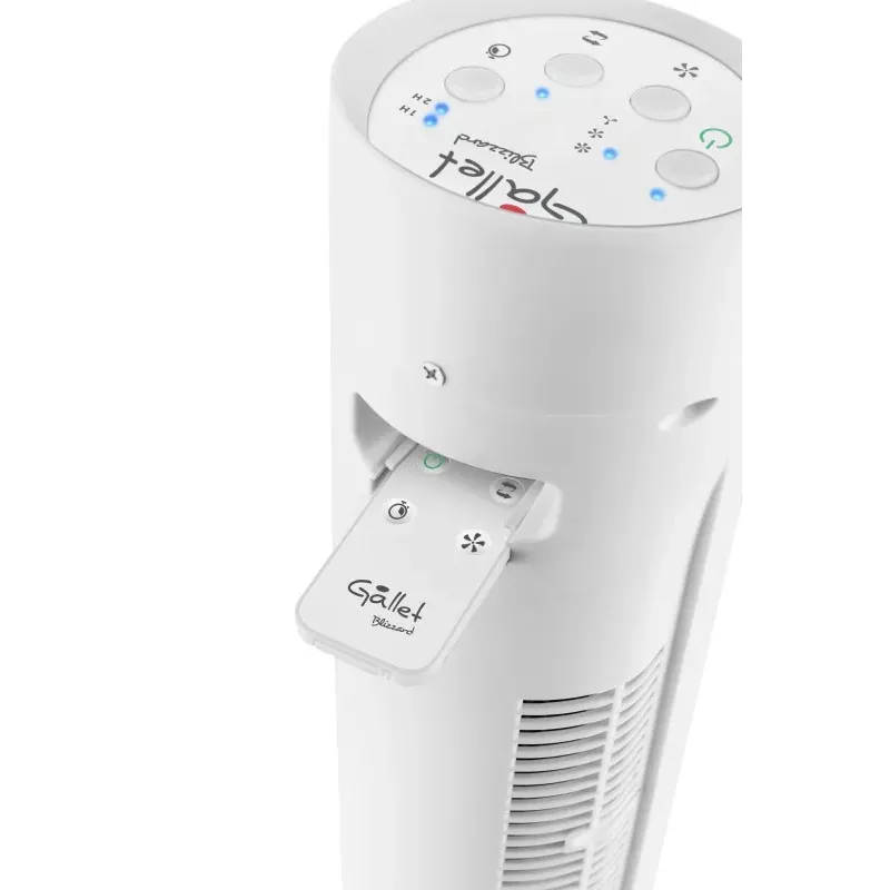 Gallet GALVEN82T Ventilatore a torre 45W 23cm 3 velocità oscillazione telecomando bianco