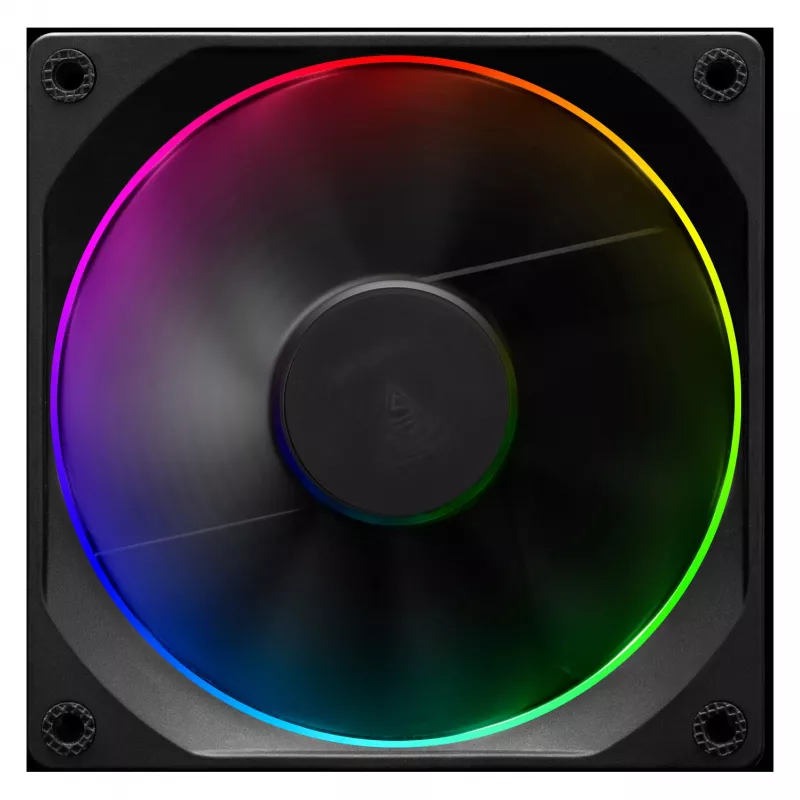 GAMDIAS AEOLUS M3-1201 ARGB ventola per case - 120mm, PWM, cuscinetto idraulico, nero
