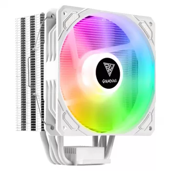 GAMDIAS Boreas E1-410 WH Dissipatore ad aria per CPU Bianco RGB