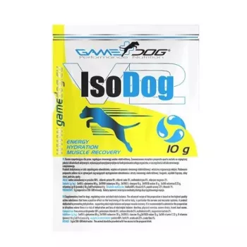 GAME DOG IsoDog integratore isotonico per cani – bustina di polvere da 10 g