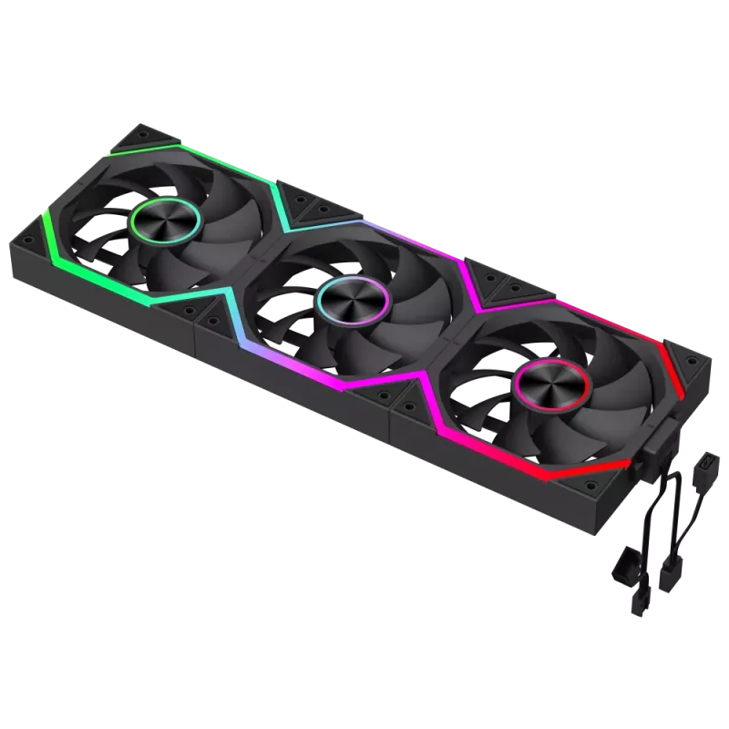 Gamemax FN12A-N2 WL Ventola per case Nero