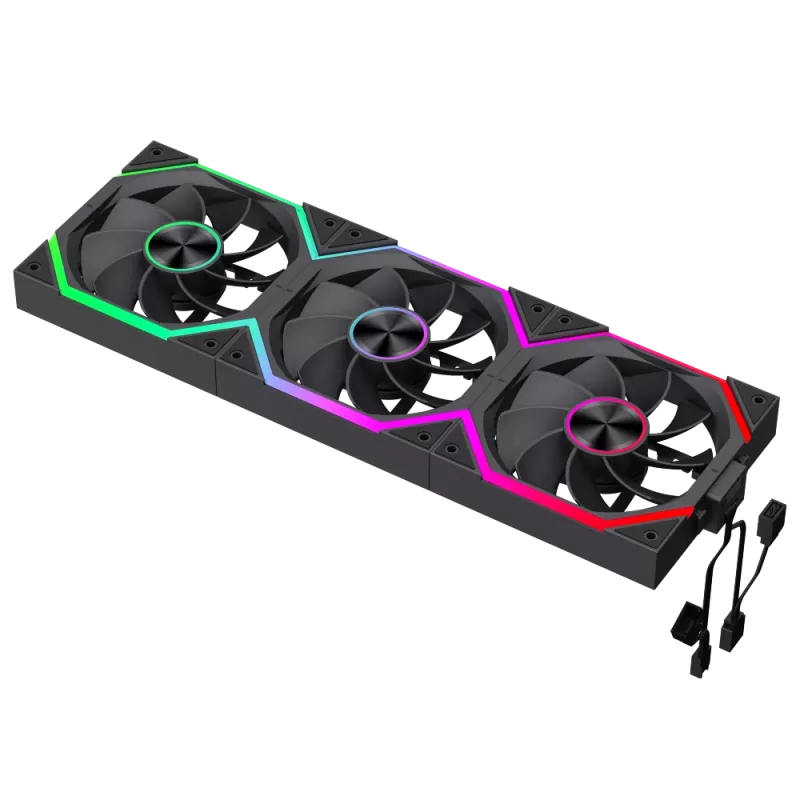 Gamemax FN12A-N2 WL-R Ventola per case Nero
